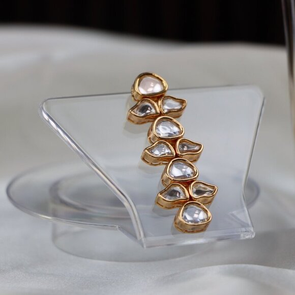 Classic Kundan Necklace & Earrings Set, JP41 - Picture 7 of 12